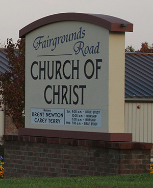 Church of Christ, 1316 Fairgrounds Road, Jefferson City MO 65109
